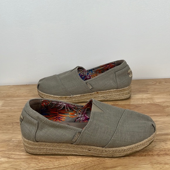 Skechers Bobs Slip On Canvas Espadrilles shoes - Picture 7 of 16